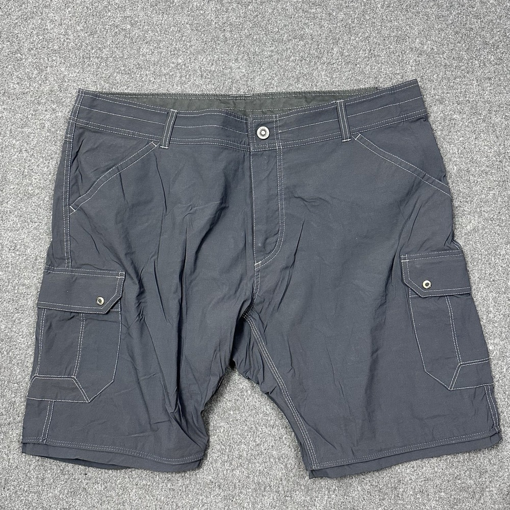 Kühl Men's Cargo Shorts 40x12 Gray Outdoor Utility Hiking Pocket Work